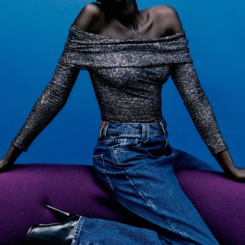 ZARA| Festive SPARKLY BODYSUIT